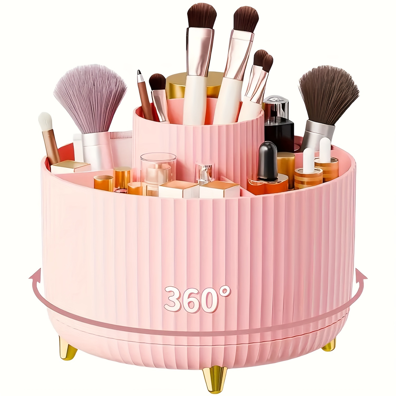กล่องเก็บเครื่องสำอางหมุนได้ 3 - Luxury Skincare Design บทวิจารณ์และราคา