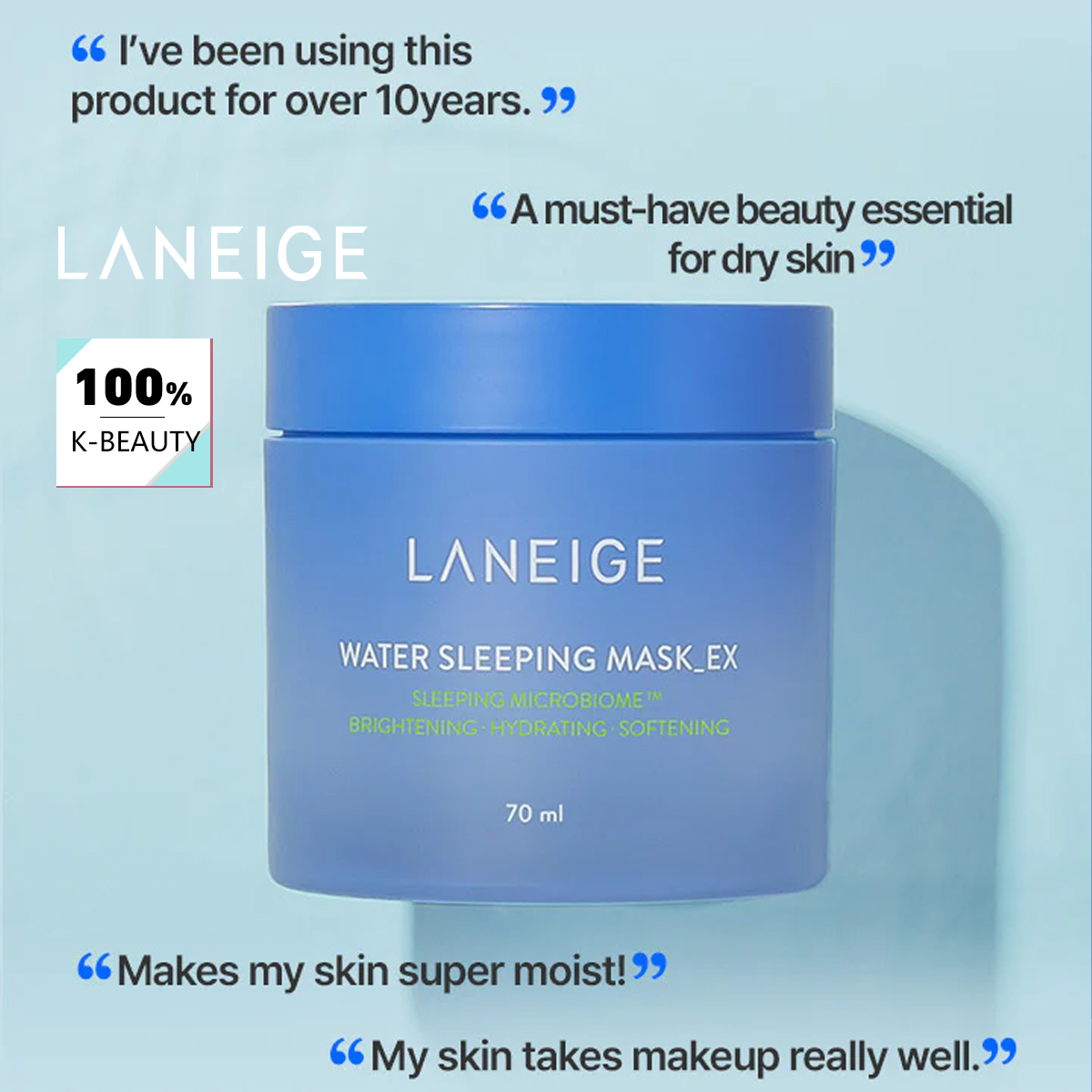 LANEIGE วอเตอร์สลีปปิ้งมาส์ก 7 - Luxury Skincare Treatments บทวิจารณ์และราคา