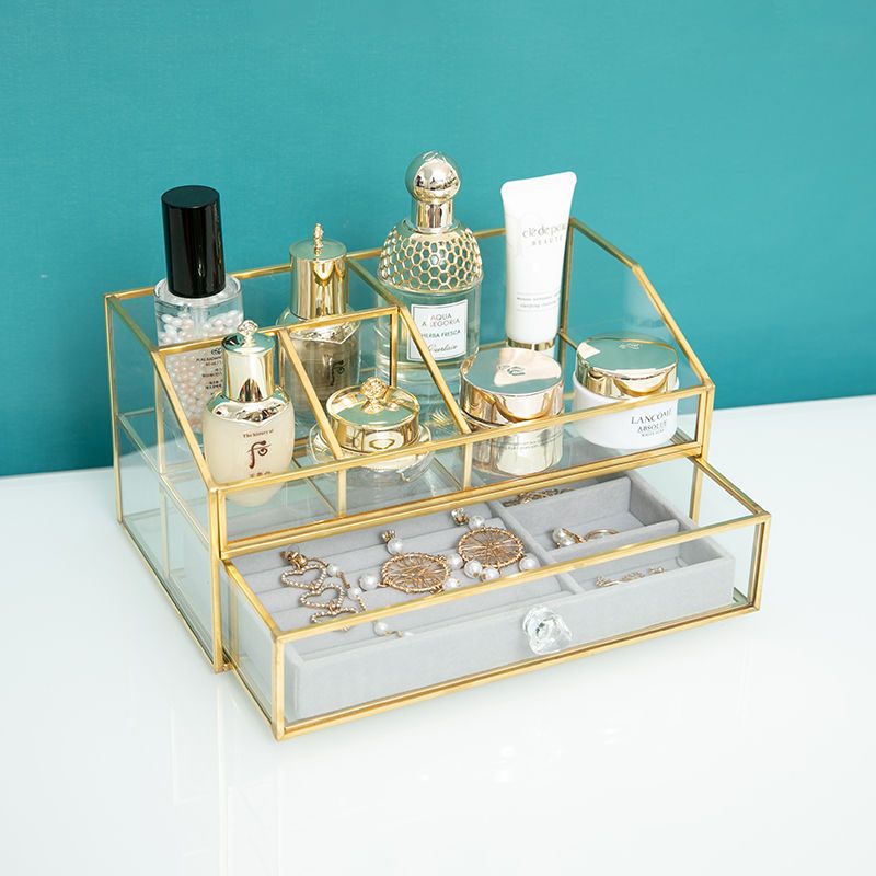 กล่องเก็บเครื่องสำอางแก้วสไตล์ - Luxury Skincare Box บทวิจารณ์และราคา