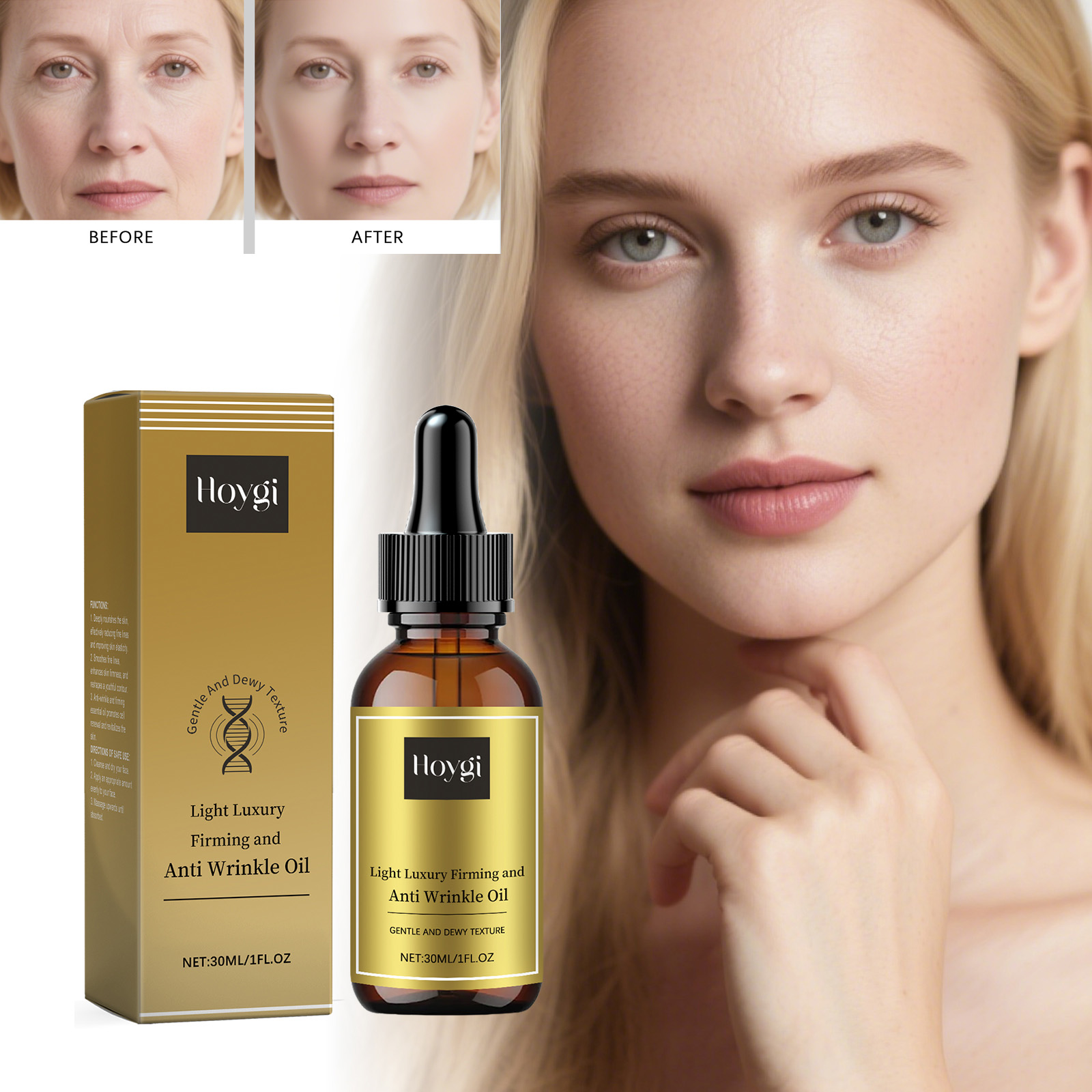น้ำมันบำรุงผิวหน้ากระชับ ยกกระ - Luxury Skincare Oil บทวิจารณ์และราคา