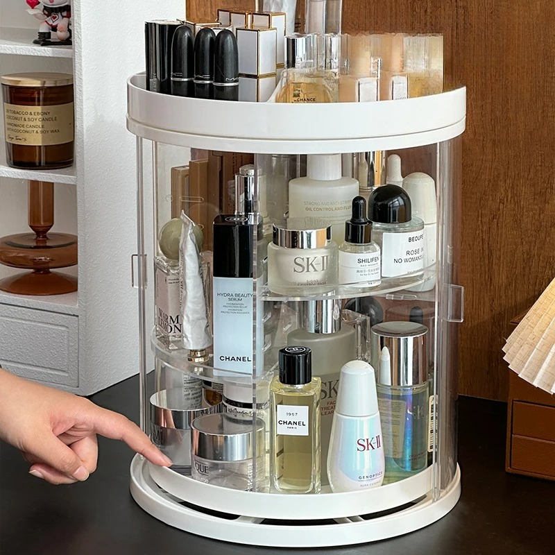 หมุนอะคริลิคเครื่องสําอางค์-กั - Luxury Skincare Design บทวิจารณ์และราคา